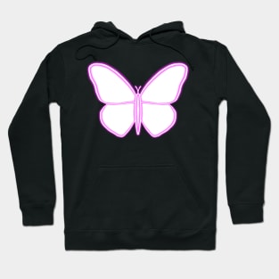 Pink butterfly neon Hoodie